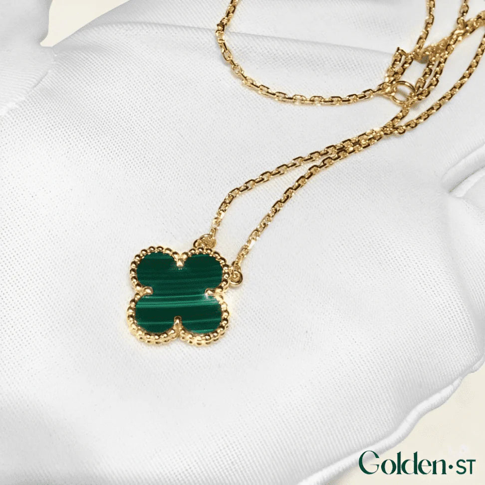 Golden Alhambra Clover Necklace - 18K Gold-Plated