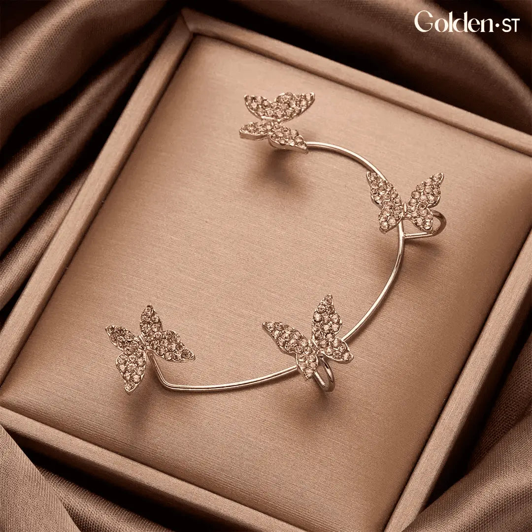 Studded 4 Butterflies Earrings - FREE SHIPPING + 50% OFF