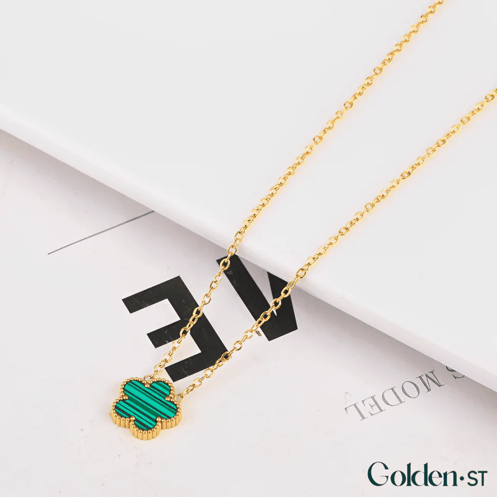 Golden Alhambra Clover Necklace - 18K Gold-Plated