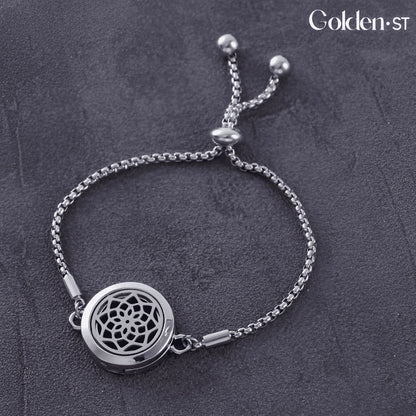 Pulseira difusora em Prata 925 + Refis aromatizadores