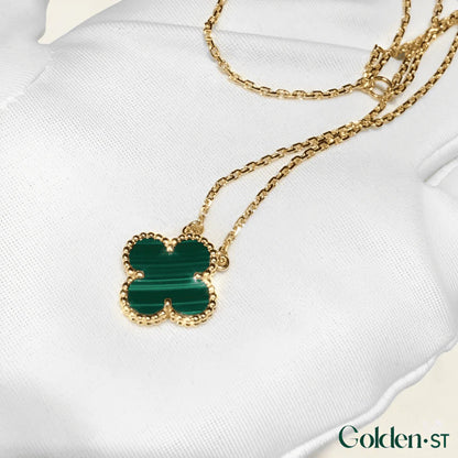 Golden Alhambra Clover Necklace - 18K Gold-Plated
