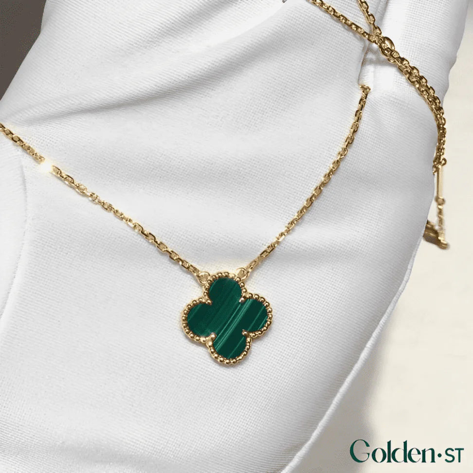 Golden Alhambra Clover Necklace - 18K Gold-Plated