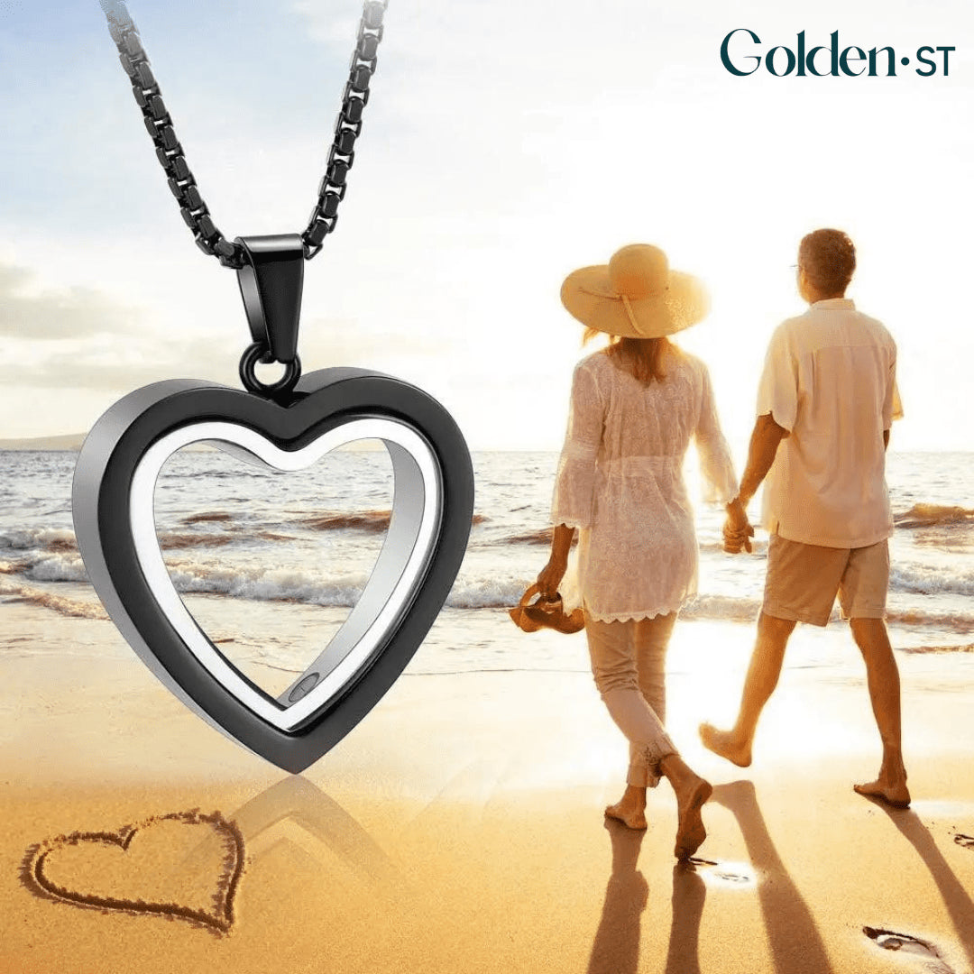 Heart Pendant Memorial Necklace