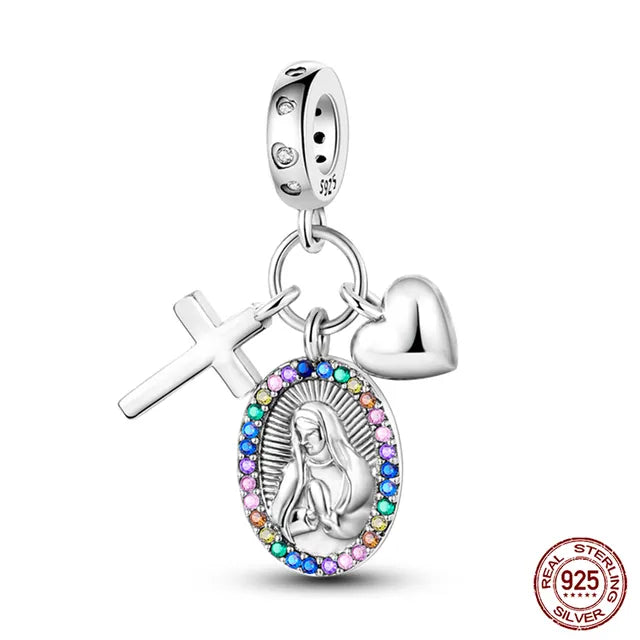 Our Lady of Aparecida Charm - Gold-Plated