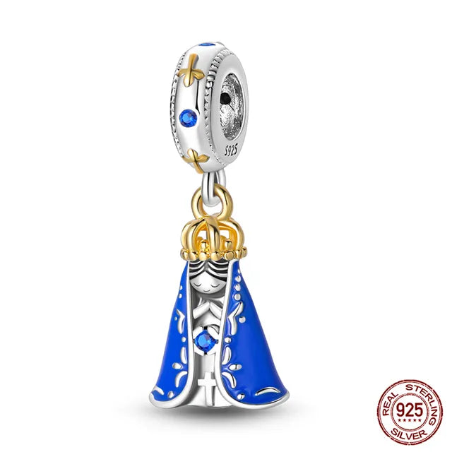 Our Lady of Aparecida Charm - Gold-Plated