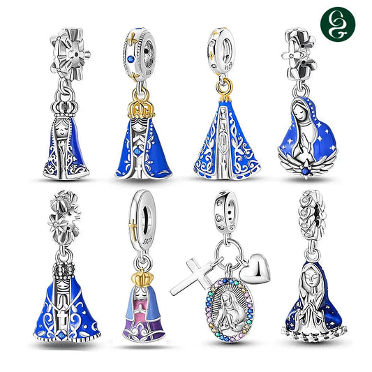 Our Lady of Aparecida Charm - Gold-Plated