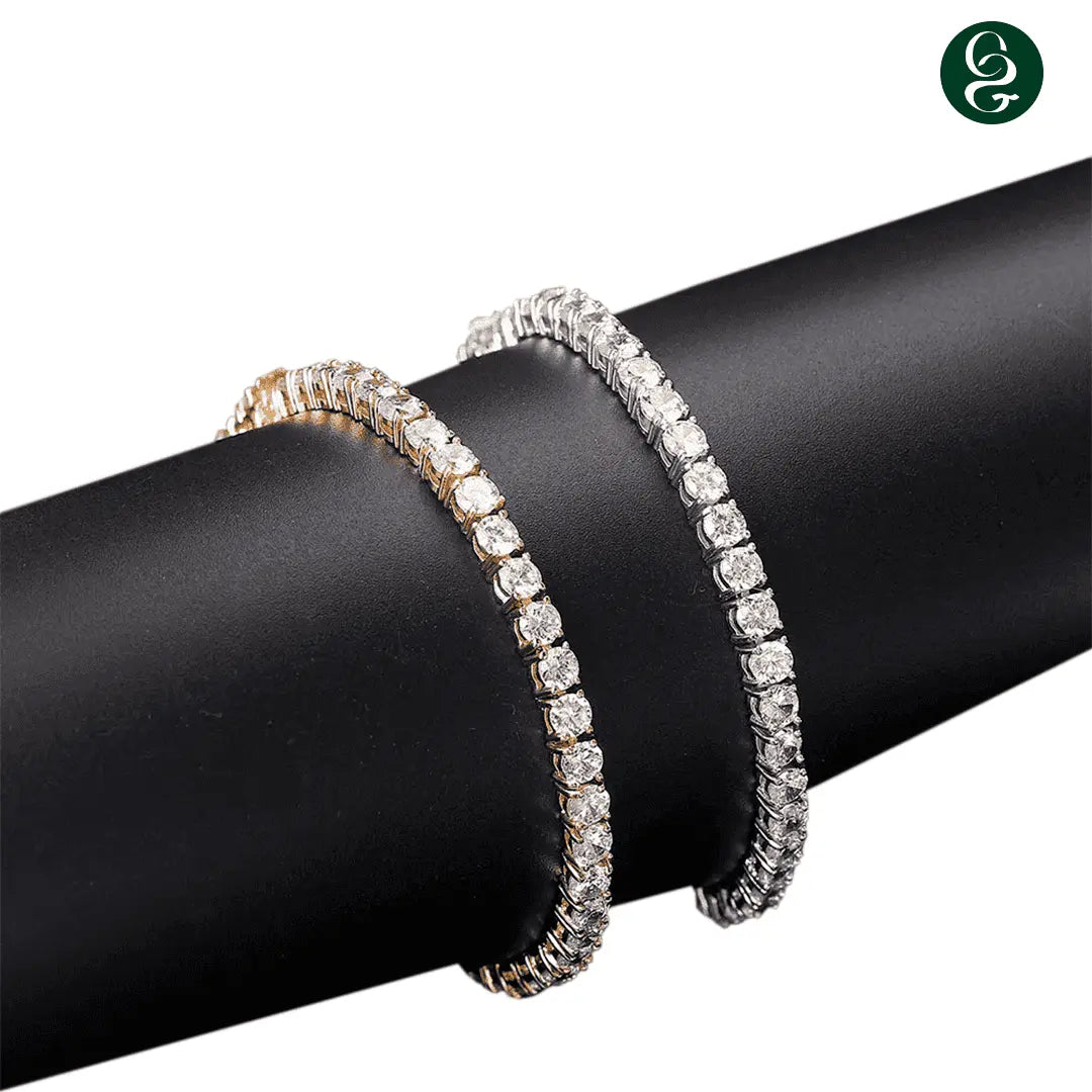 Premium Zirconia Bracelet - Golden 2024 Launch