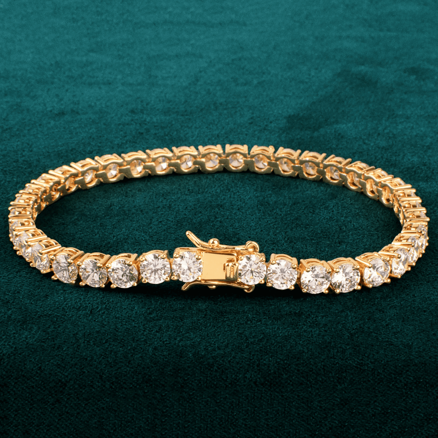 Premium Zirconia Bracelet - Golden 2024 Launch