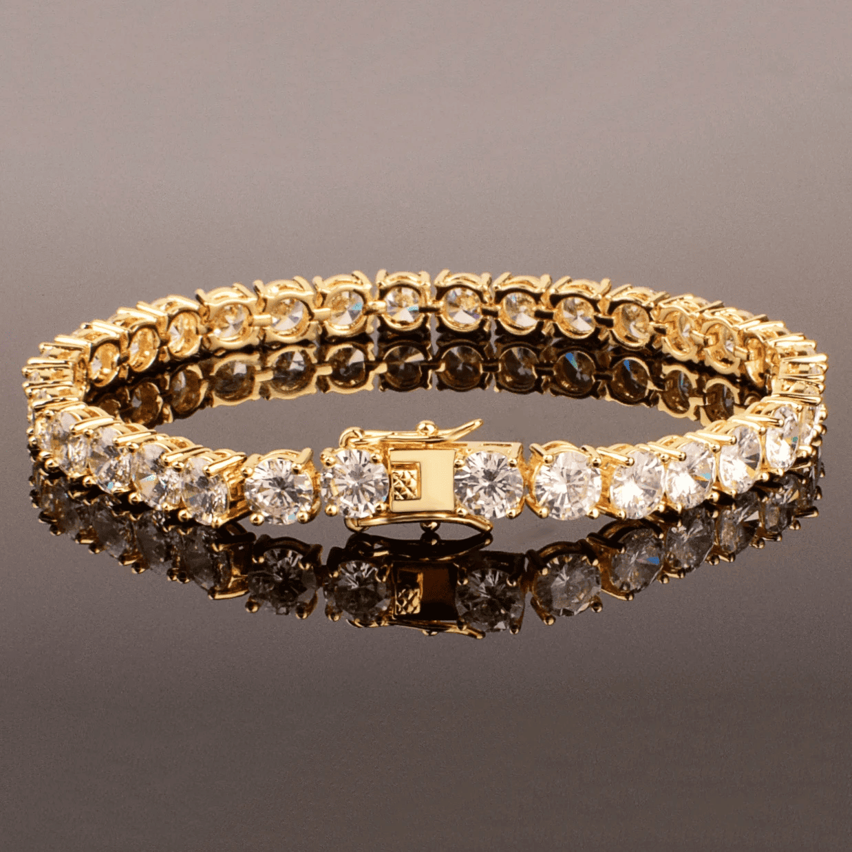 Premium Zirconia Bracelet - Golden 2024 Launch