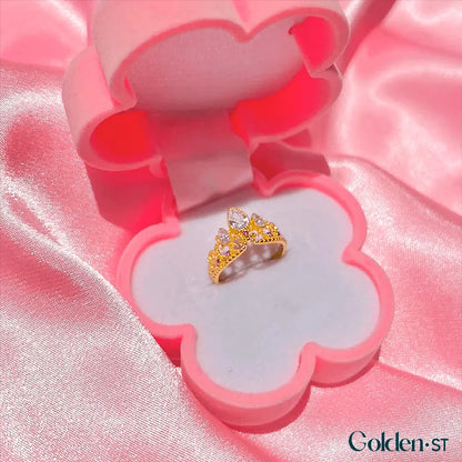 Adjustable Rapunzel Ring + Personalized Sunflower Box