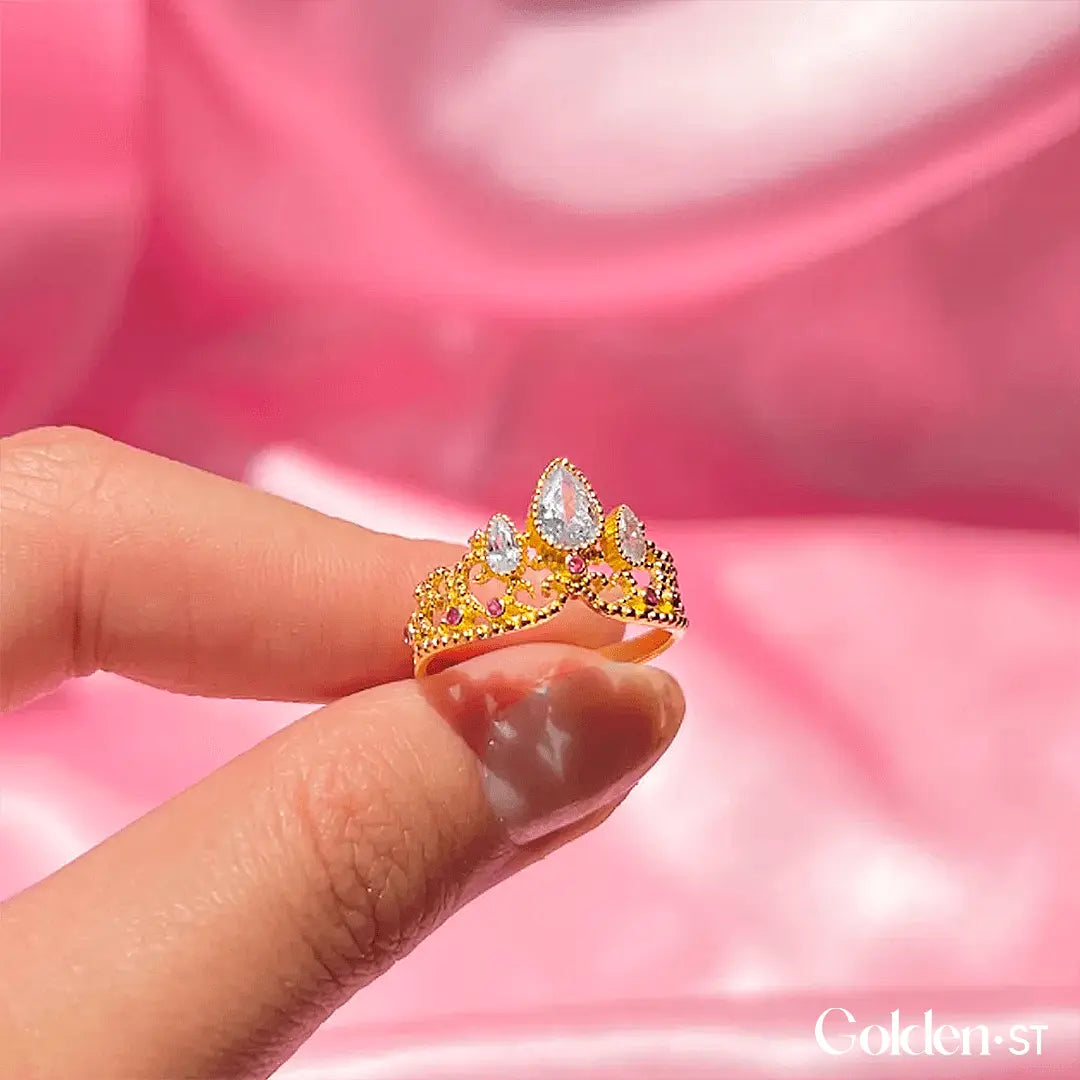 Adjustable Rapunzel Ring + Personalized Sunflower Box