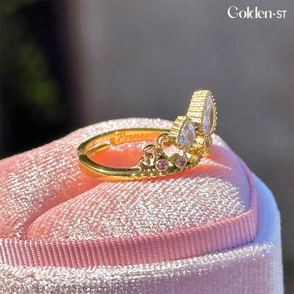 Adjustable Rapunzel Ring + Personalized Sunflower Box
