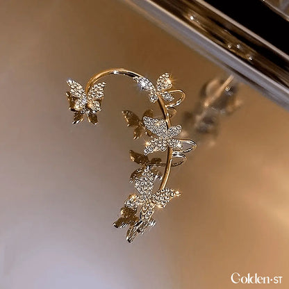 Studded 4 Butterflies Earrings - FREE SHIPPING + 50% OFF