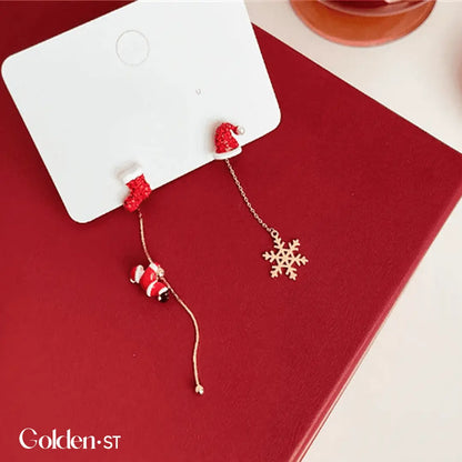 Aurora Christmas Earrings Gold-Plated | CHRISTMAS SALE