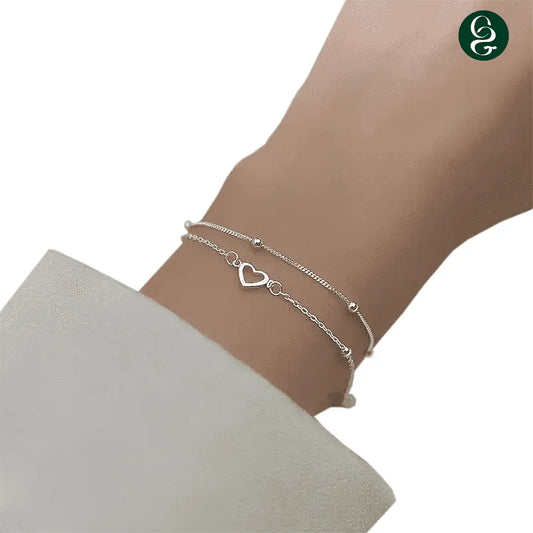 Double Heart of Love Bracelet - LAST UNITS