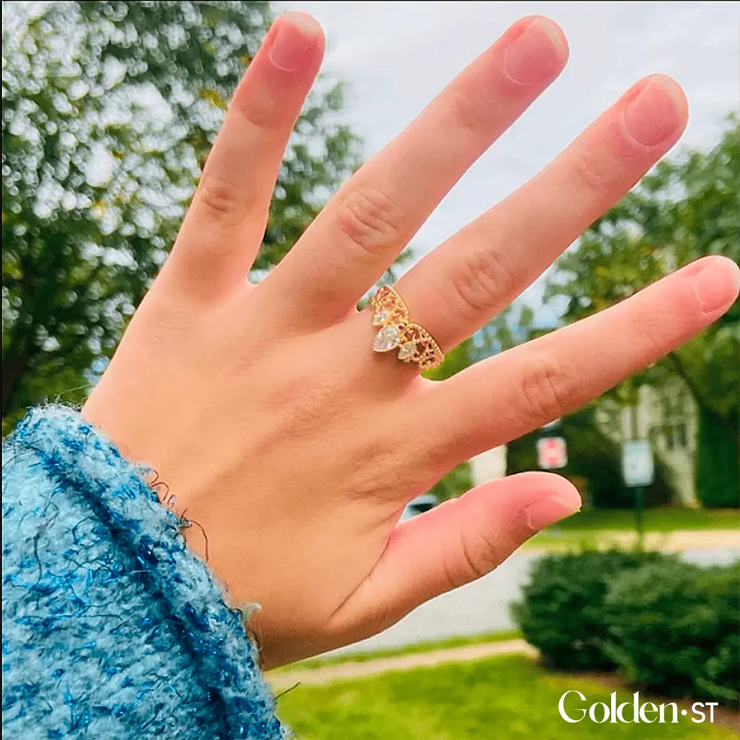 Adjustable Rapunzel Ring + Personalized Sunflower Box