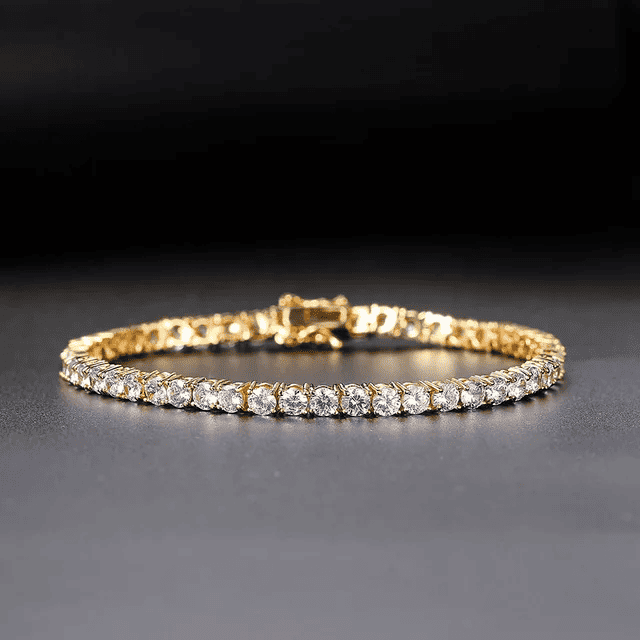Premium Zirconia Bracelet - Golden 2024 Launch