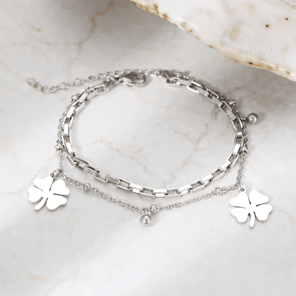 Four-Leaf Clover Bracelet - TikTok Favorite