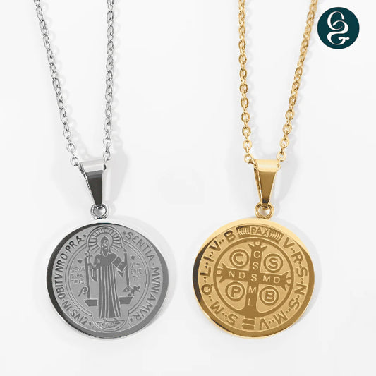 Colar de São Bento folheado a Ouro e Prata 925 - ÚLTIMAS UNIDADES
