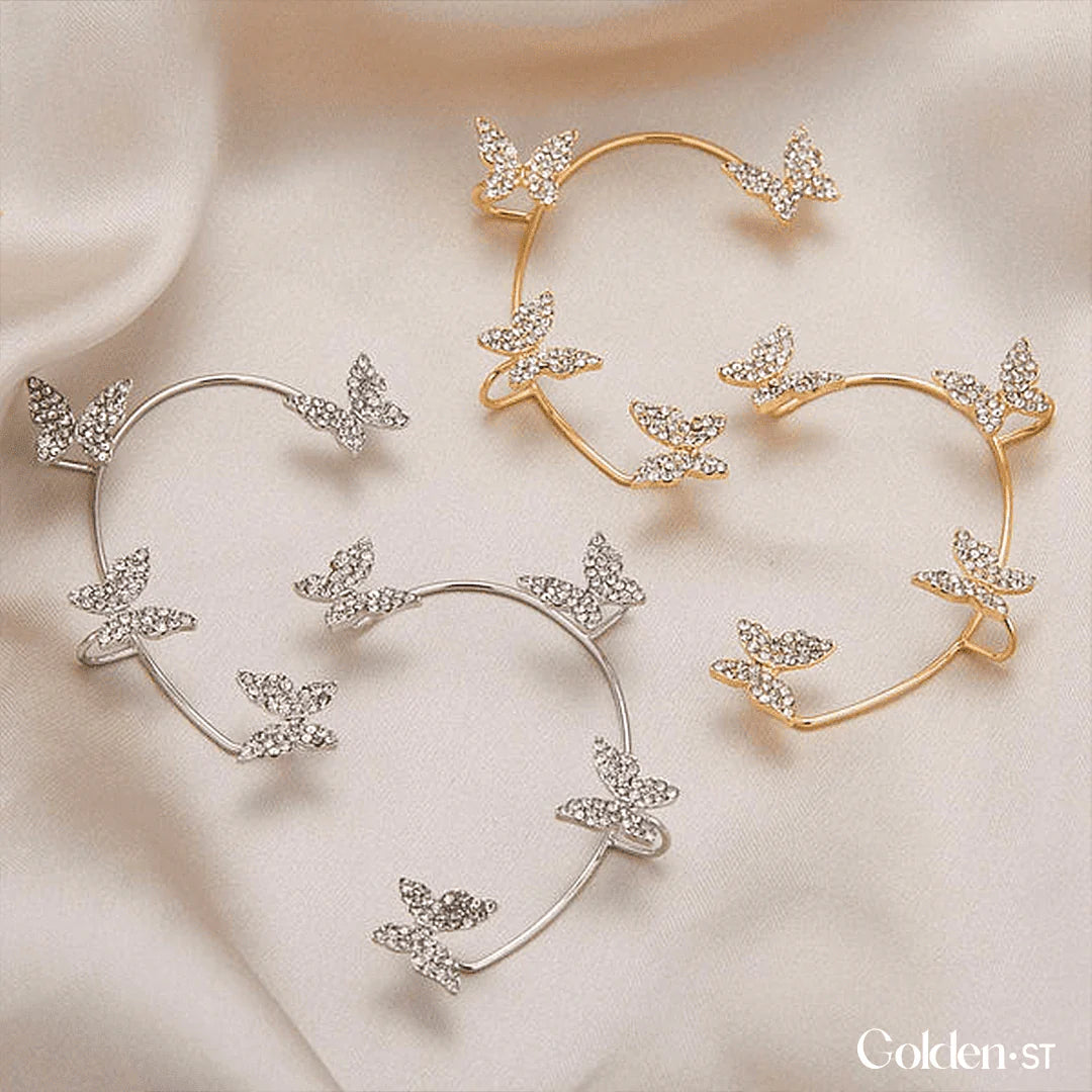 Studded 4 Butterflies Earrings - FREE SHIPPING + 50% OFF